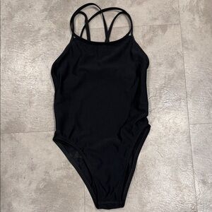 Jolyn Murray size 28 Black Strappy Swimsuit
